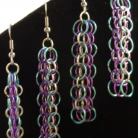 Titiania's Dragon Scale earrings