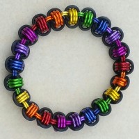 Rubber Barrel  Bracelet