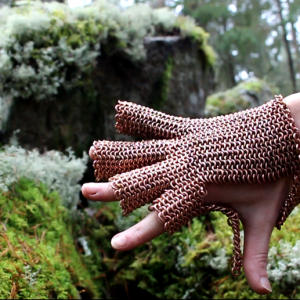 Copper glove, process pic