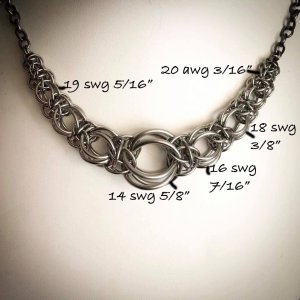 Graduated Full Wyrm Necklace sizes 2