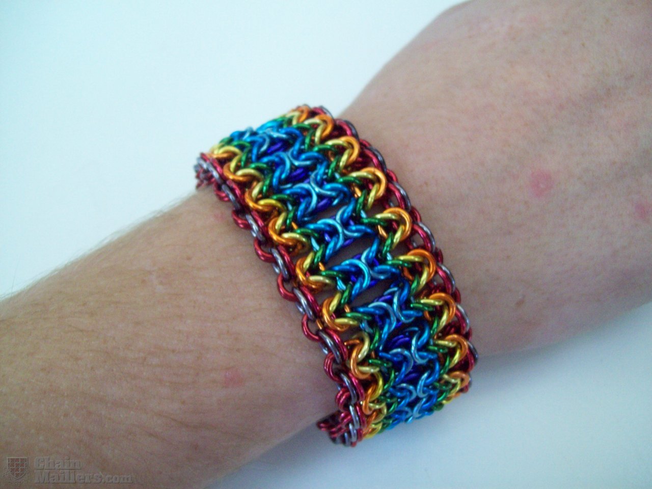 Byzantine/Olivia Rainbow Bracelet