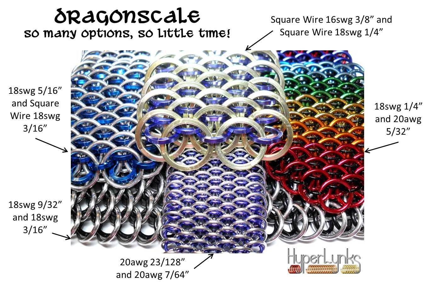 Dragonscale - Hyperlynks Ring Size Guide