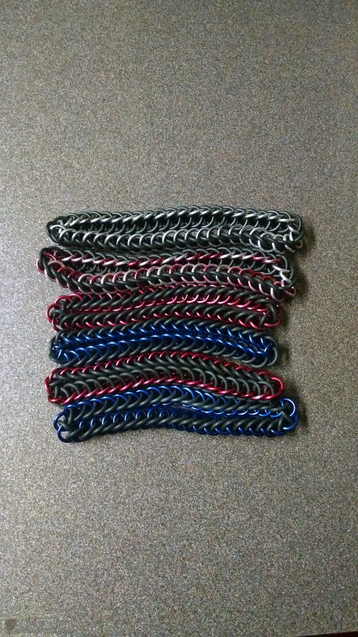 Half Persian 3-1 stretchy bracelets